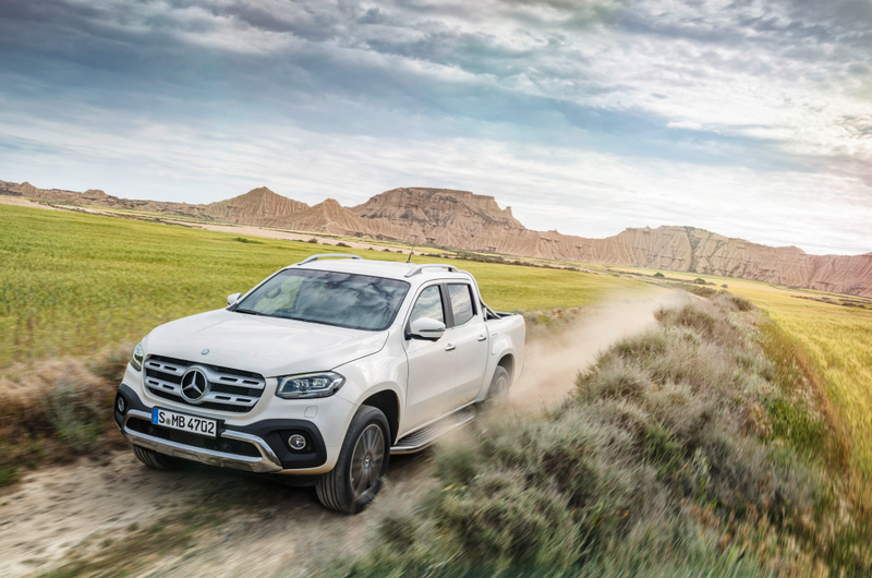 Illustration for article titled The 2018 Mercedes-Benz X-Class Luxury Truck Is Finally Real